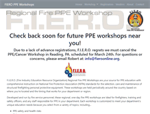 Tablet Screenshot of fireppeworkshop.com